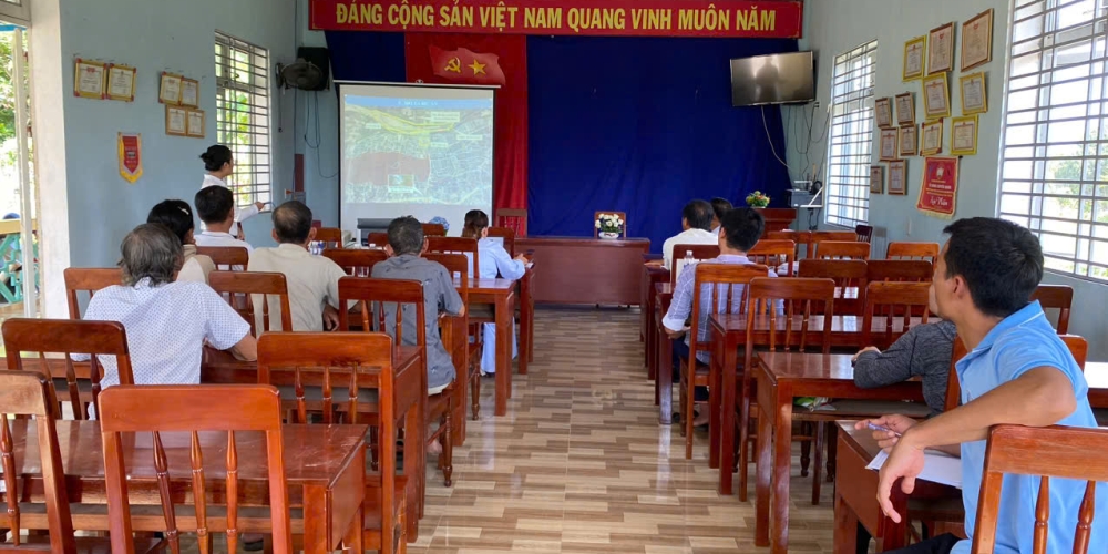 Tham vấn cộng đồng dân cư khu vực Dự án khai thác cát làm VLXDTT tại mỏ cát xã Bình Minh (vị trí 1) và xã Bình Mỹ (khu vực phía Tây- nay là mỏ cát xã Bình Chương (khu vực phía Tây), tỉnh Quảng Ngãi