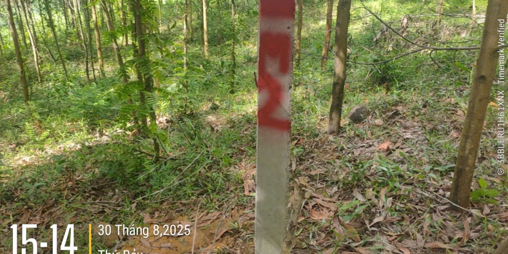 khảo sát địa hình mỏ đất Dốc Mốc 2