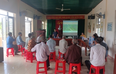 Tham vấn cộng đồng dân cư khu vực Dự án khai thác cát làm VLXDTT tại mỏ cát xã Bình Minh (vị trí 1) và xã Bình Mỹ (khu vực phía Tây- nay là mỏ cát xã Bình Chương (khu vực phía Tây), tỉnh Quảng Ngãi